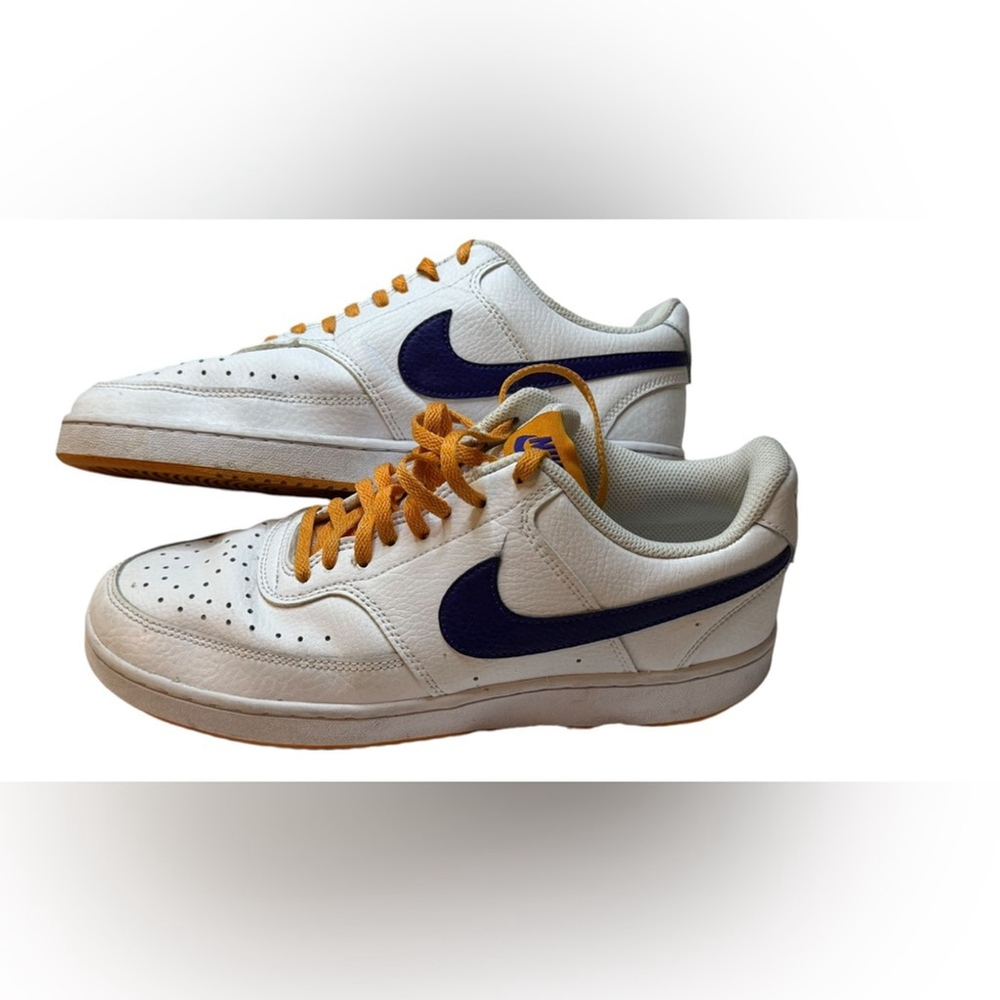 Nike Court Vision Low White Electro Purple